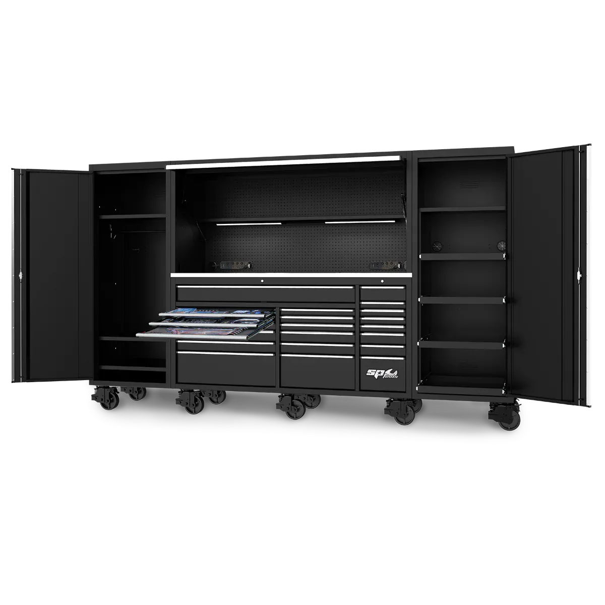 SP Tools USA Sumo Series 1017Pce Metric and SAE Workstation Tool Kit SP50855