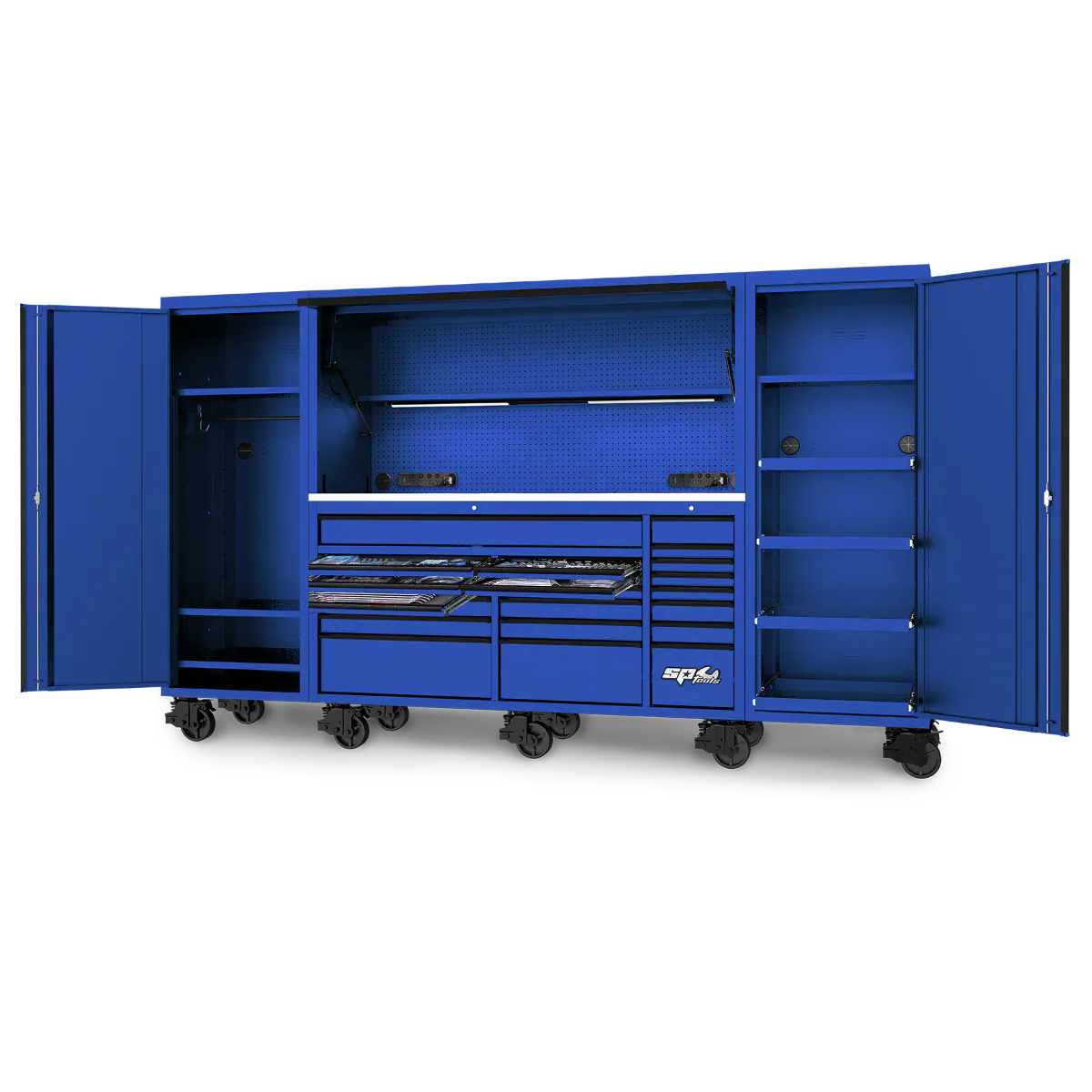 SP Tools USA Sumo Series 1017Pce Metric and SAE Workstation Tool Kit SP50855