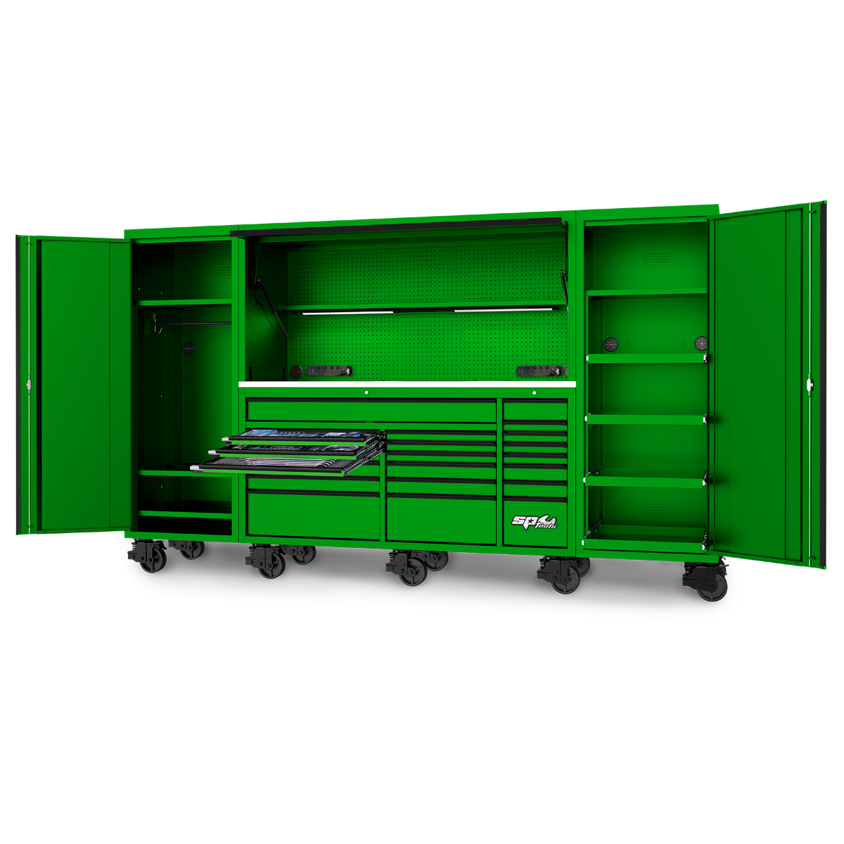 SP Tools USA Sumo Series 1017Pce Metric and SAE Workstation Tool Kit SP50855