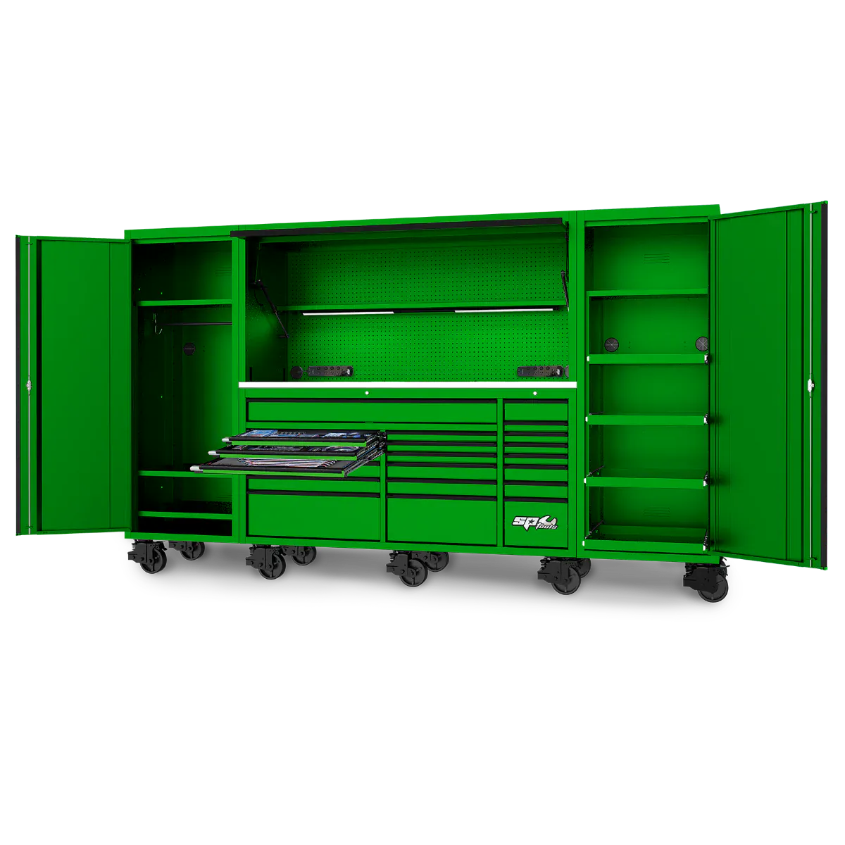 SP Tools USA Sumo Series 1017Pce Metric and SAE Workstation Tool Kit SP50855