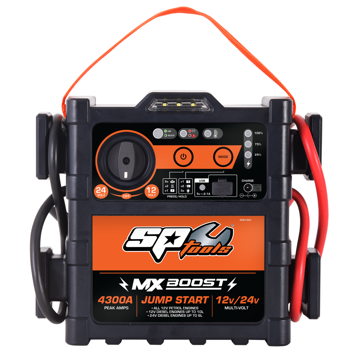 SP Tools MX Boost Jump Starter / Power Bank | 4300A | 12v/24v | SP61097