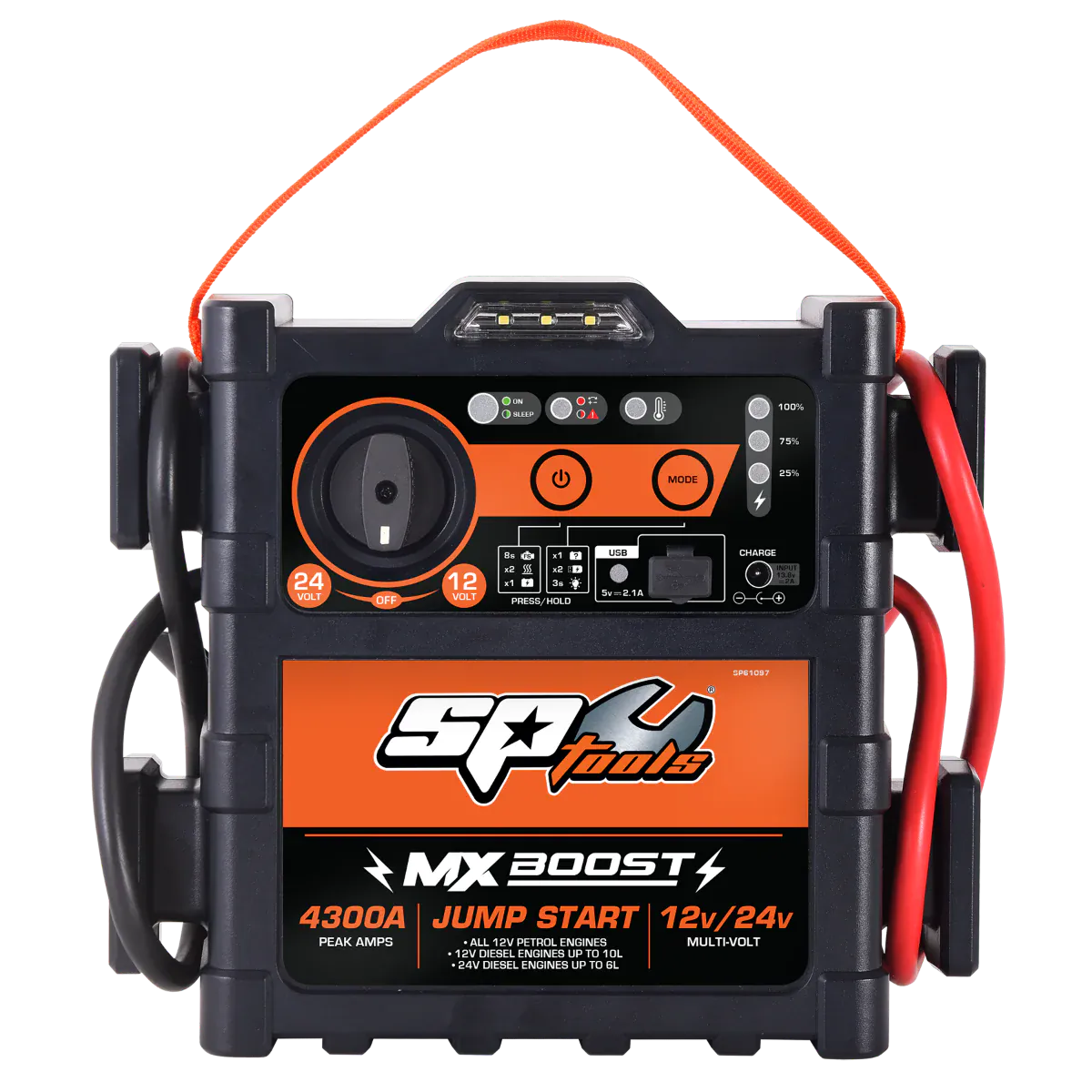 SP Tools MX Boost Jump Starter / Power Bank | 4300A | 12v/24v | SP61097