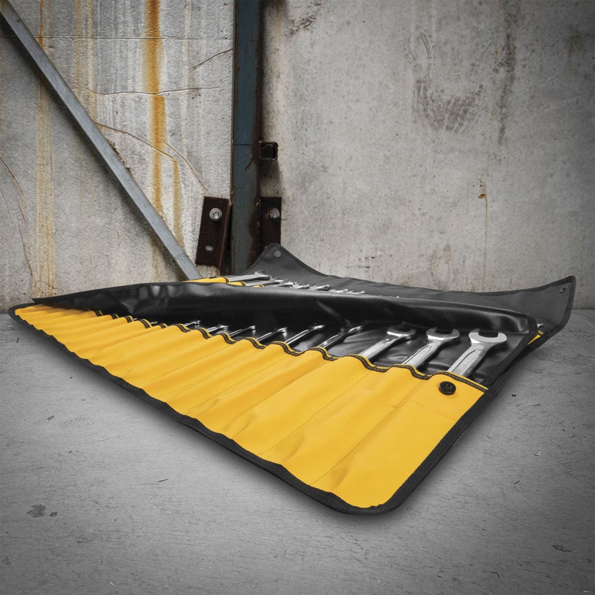 34 Pocket Black PVC Spanner Roll RX03B618BK by Rugged Xtremes