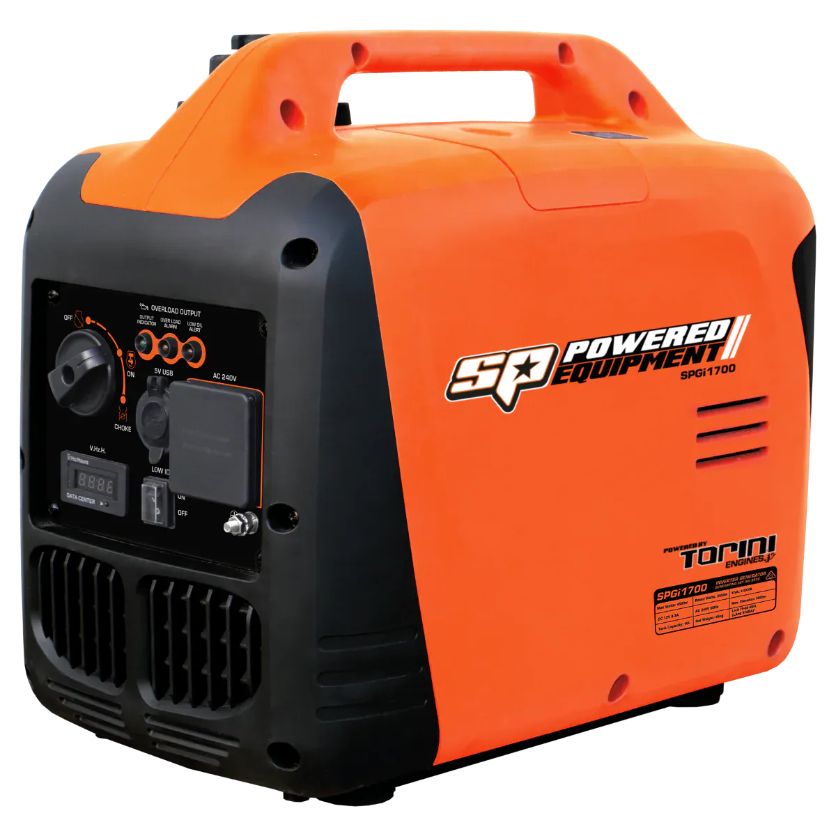 SP Tools Super Quiet 1700W Inverter Generator SPGI1700