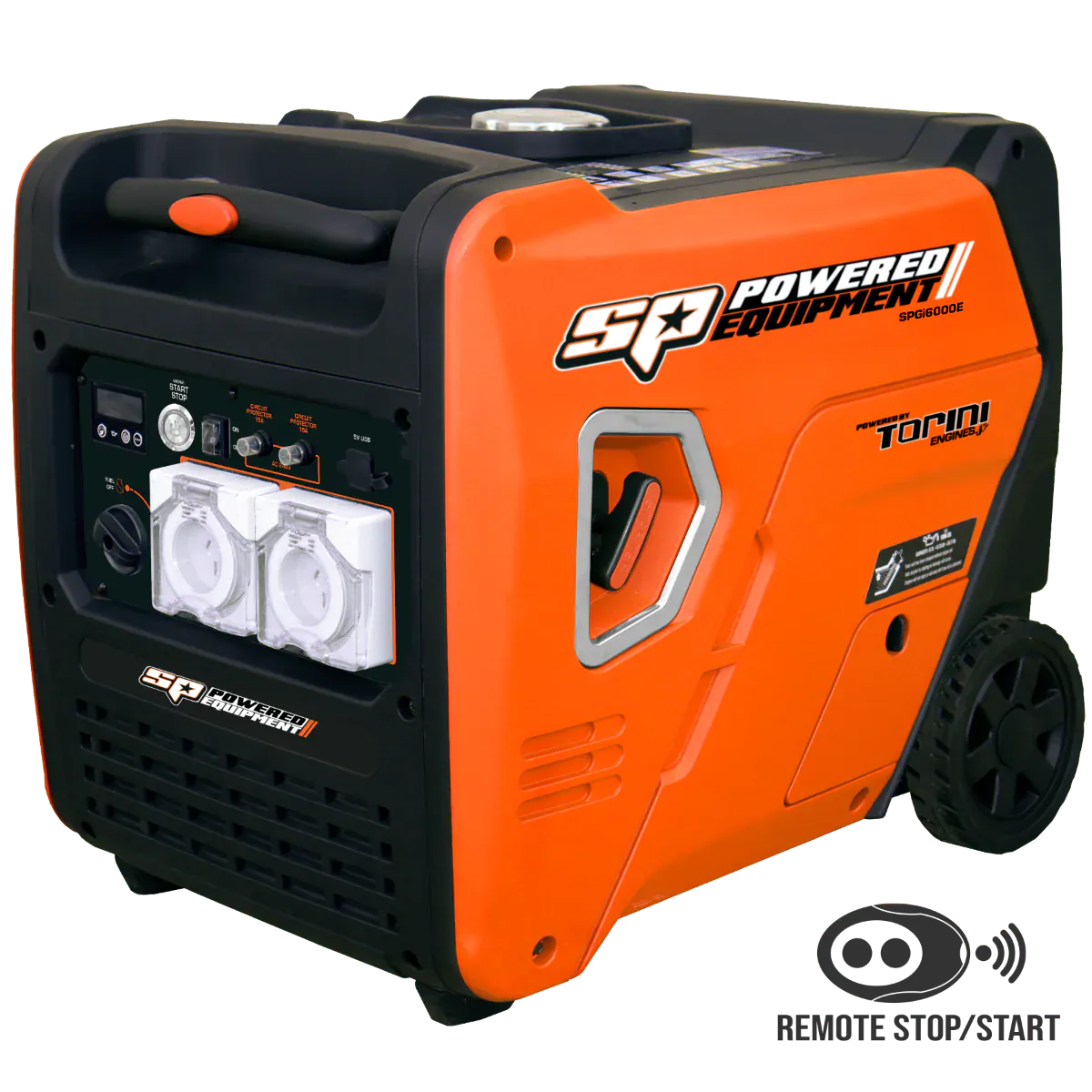 SP Tools Super Quiet 6000W Remote Start Inverter Generator SPGI6000E