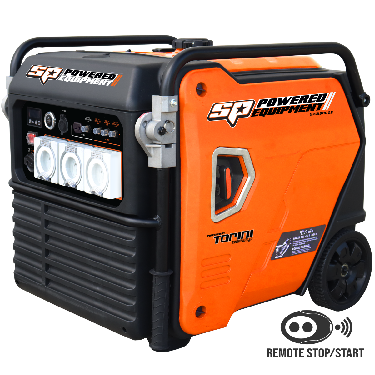 SP Tools Super Quiet 9000W Remote Start Inverter Generator SPGI9000E