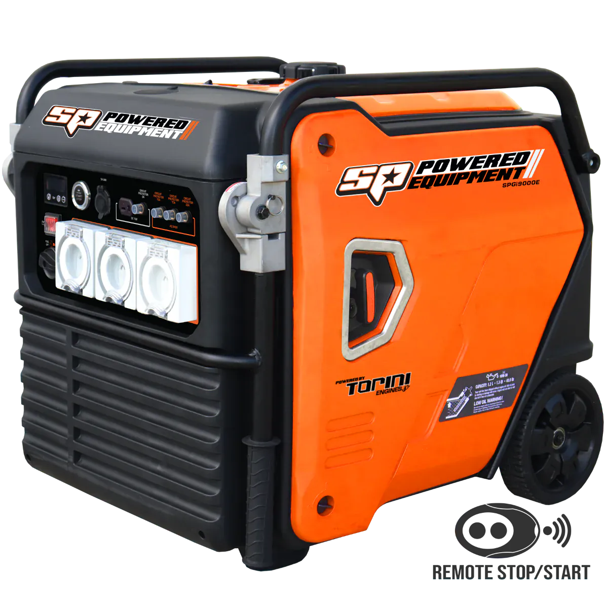 SP Tools Super Quiet 9000W Remote Start Inverter Generator SPGI9000E