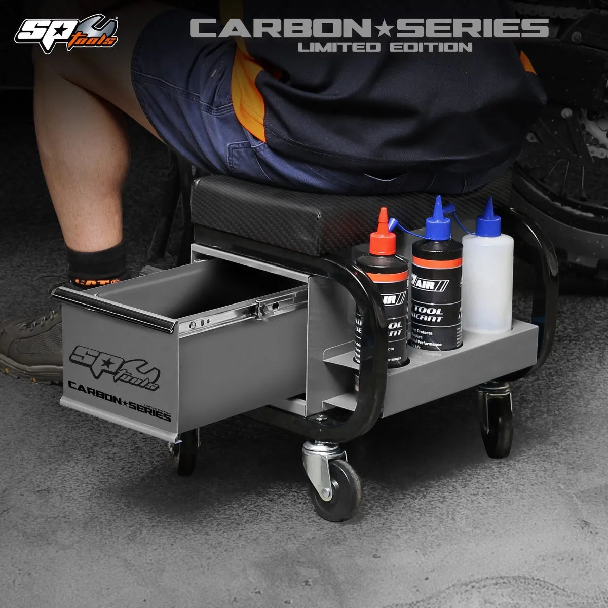 SP Tools 1 Drawer Workshop Seat SPR-18X | Limited Edition