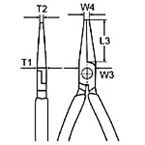 Gripping Pliers - Needle Nose 3111160SB by Knipex