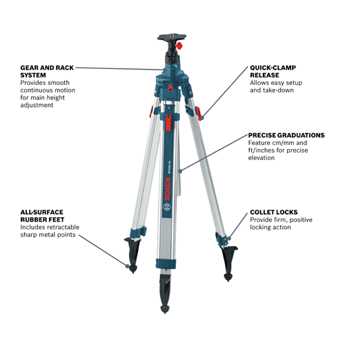 Building Tripod BT 300HD Professional by Bosch