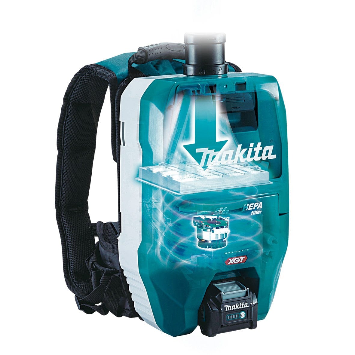 Makita 40V Max Brushless 2L AWS Backpack Vacuum VC009GZ01