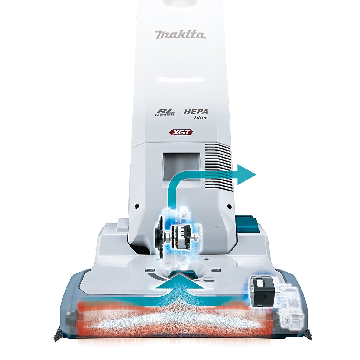 Makita 40V Max Brushless Upright Vacuum VC010GZ