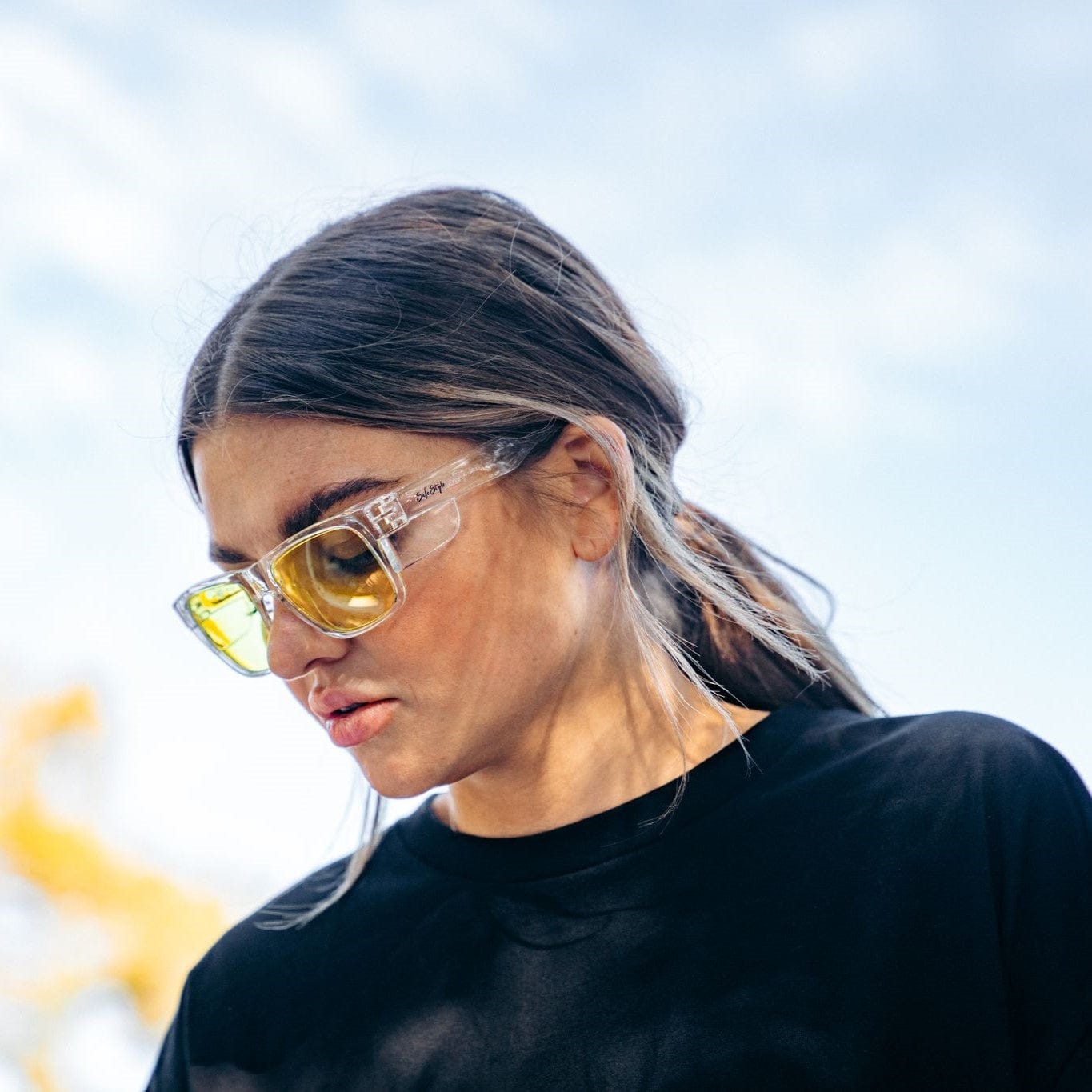 SafeStyle Fusions Clear Frame Yellow Lens