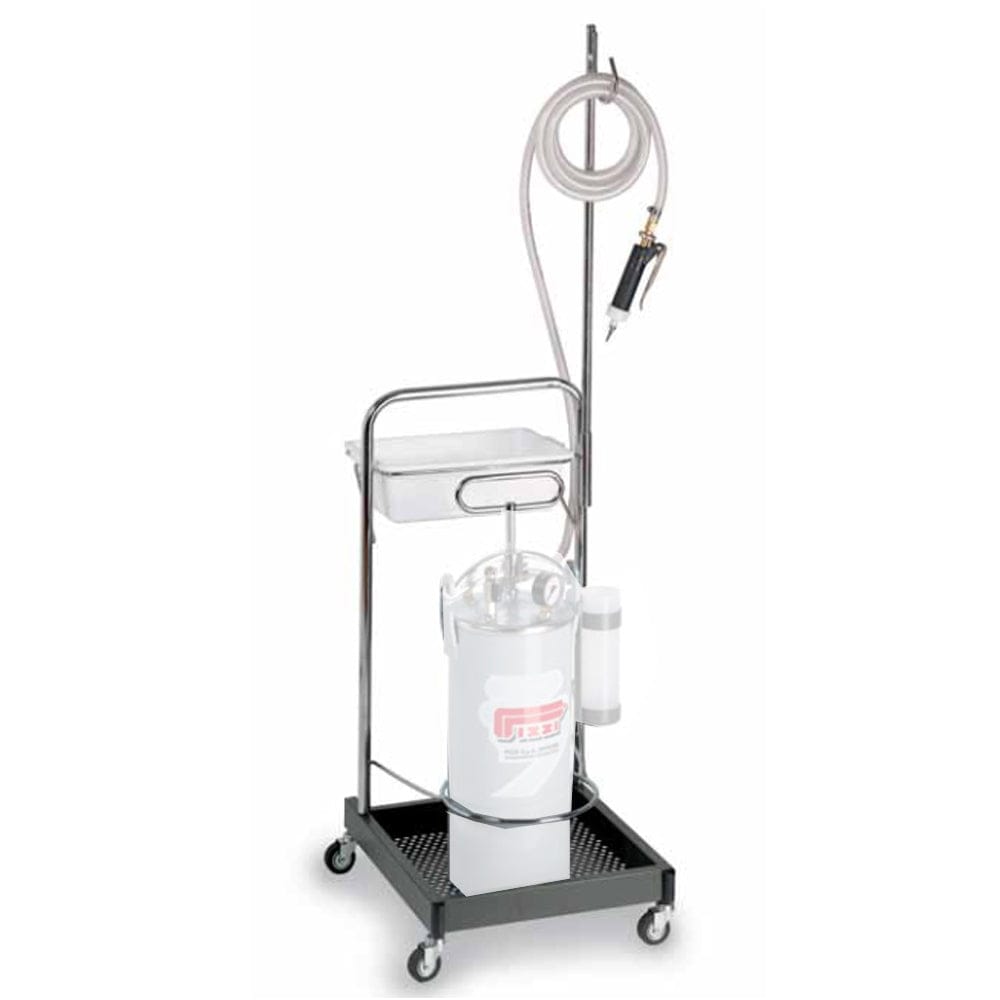 Trolley for 8Kg A8 Series Glue feeder with Basin for Accessories 0057 by Pizzi