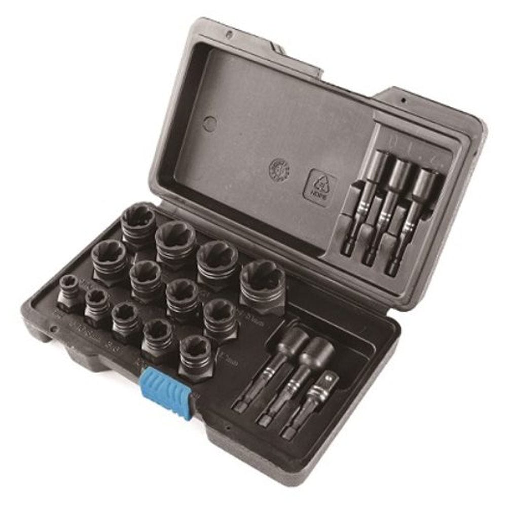 Nut & Bolt Extractor Set 3/8" Drive 19Pce 04401902 by SureTorq