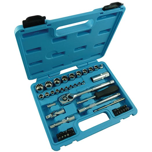 52Pce 1/4" & 3/8" Multi Fit Socket Set by Medalist