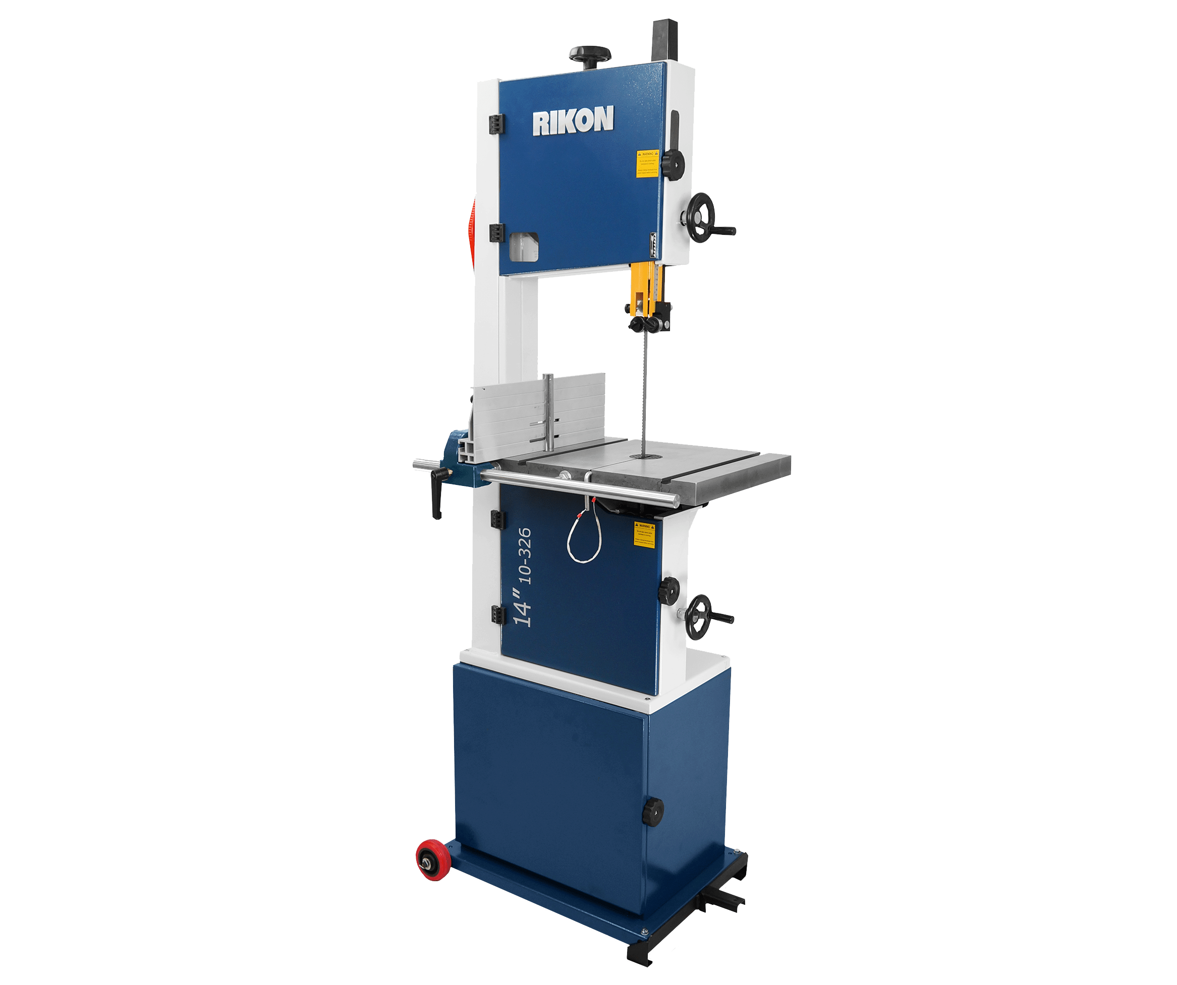 Rikon 350mm (14″) Deluxe Bandsaw with 2820mm x 4-19mm Blade with Storage Cabinet 1.5HP 240V 10-326