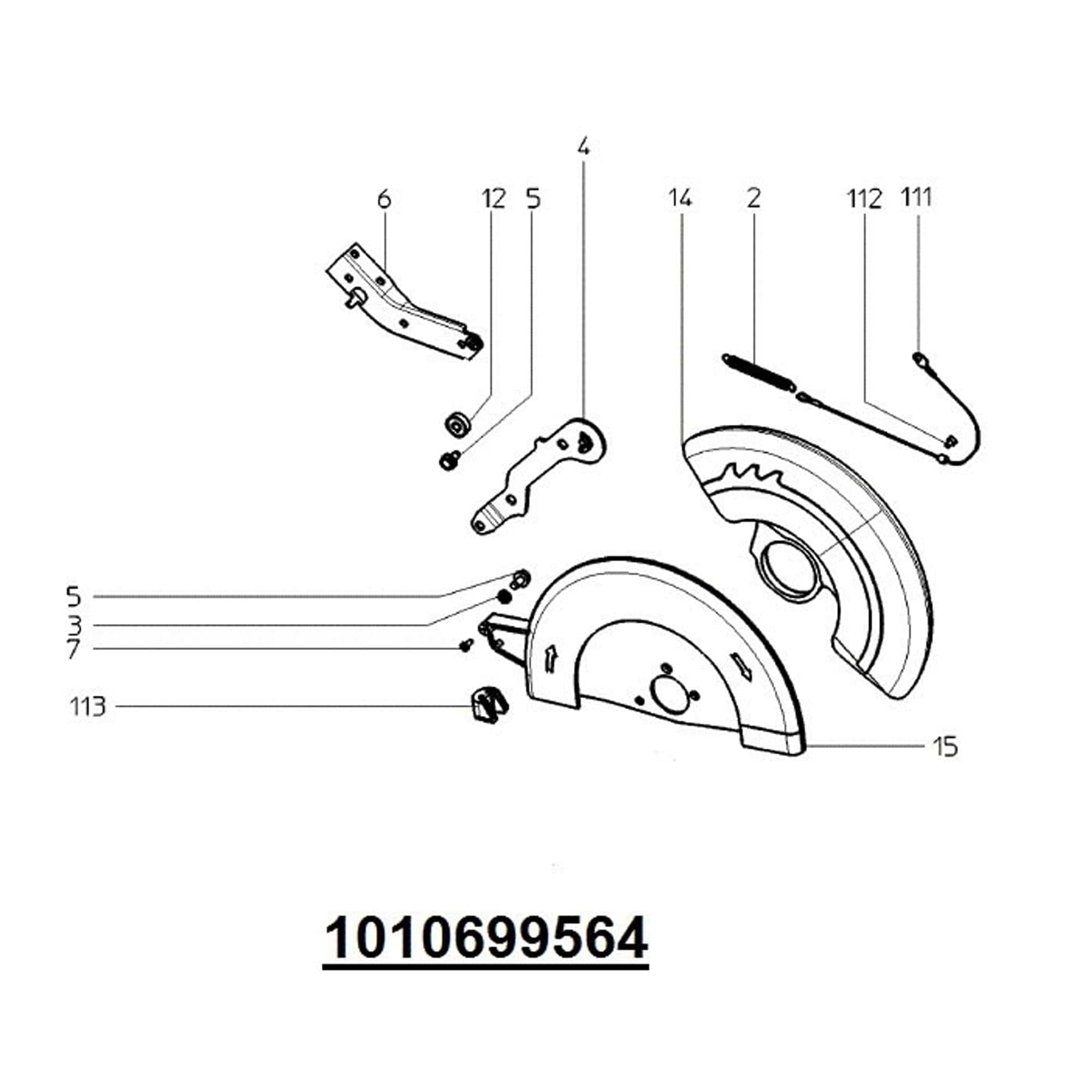 Blade Guard Conversion Kit 1010699564 by Metabo