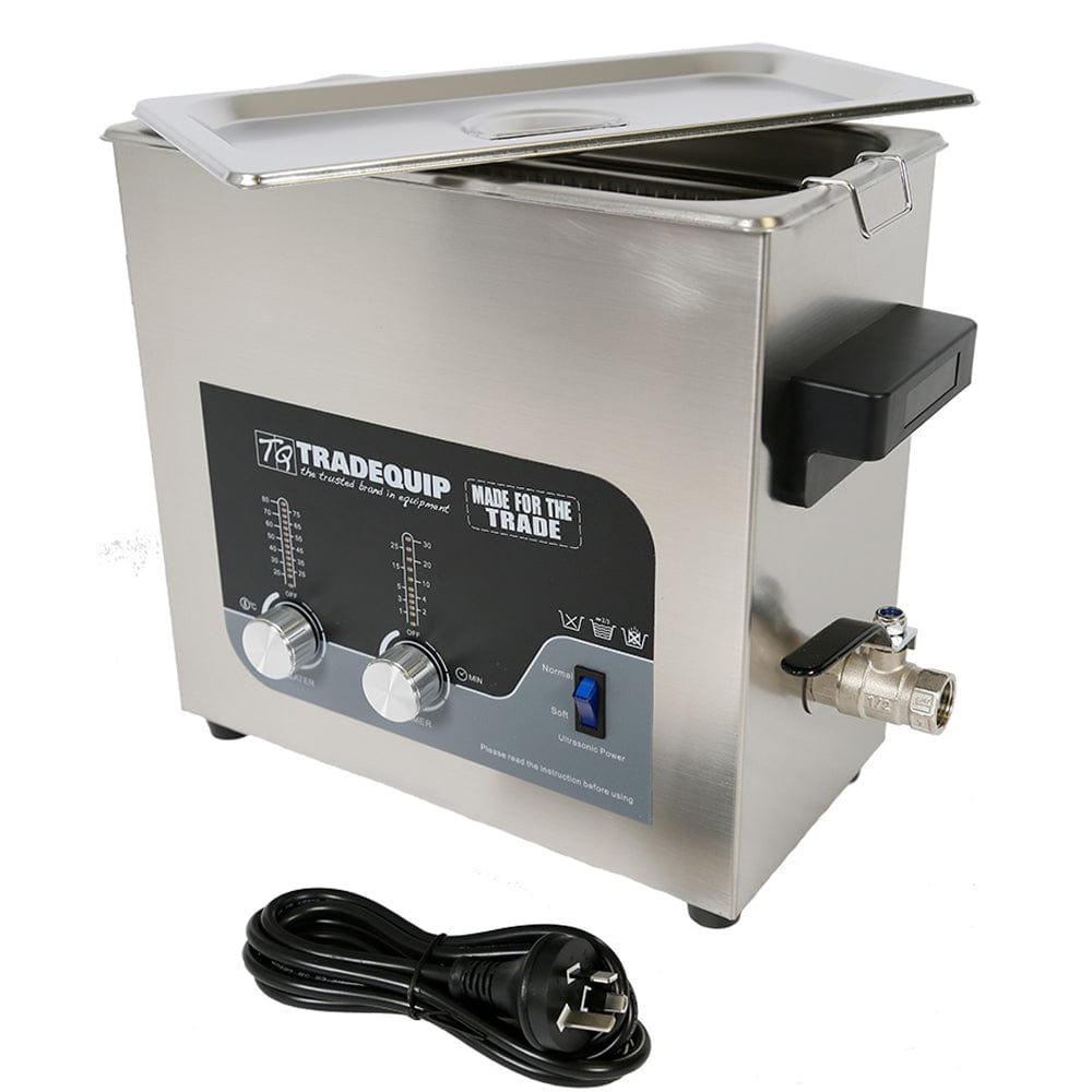 6L Ultrasonic Parts Washer 1036T by TradeQuip Professional