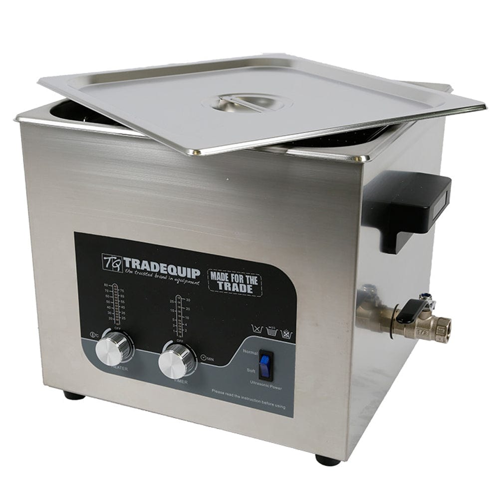 13L Ultrasonic Parts Washer 1037T by TradeQuip Professional