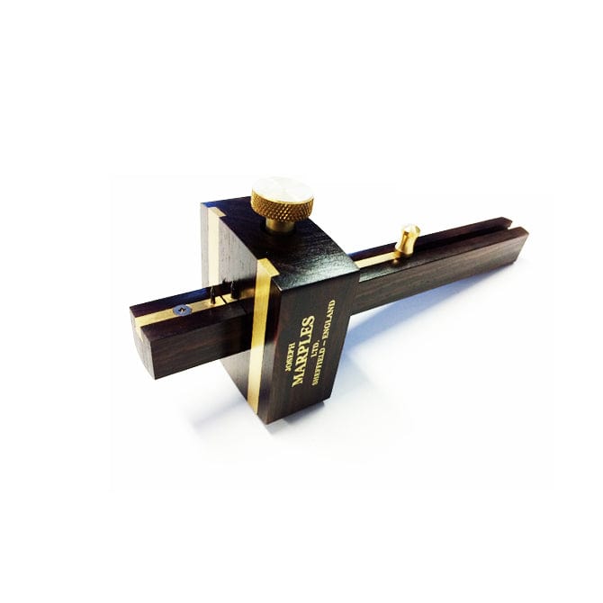 Pullslide Mortise & Marking Gauge with Plated Head in Rosewood / Walnut 10C by Joseph Marples