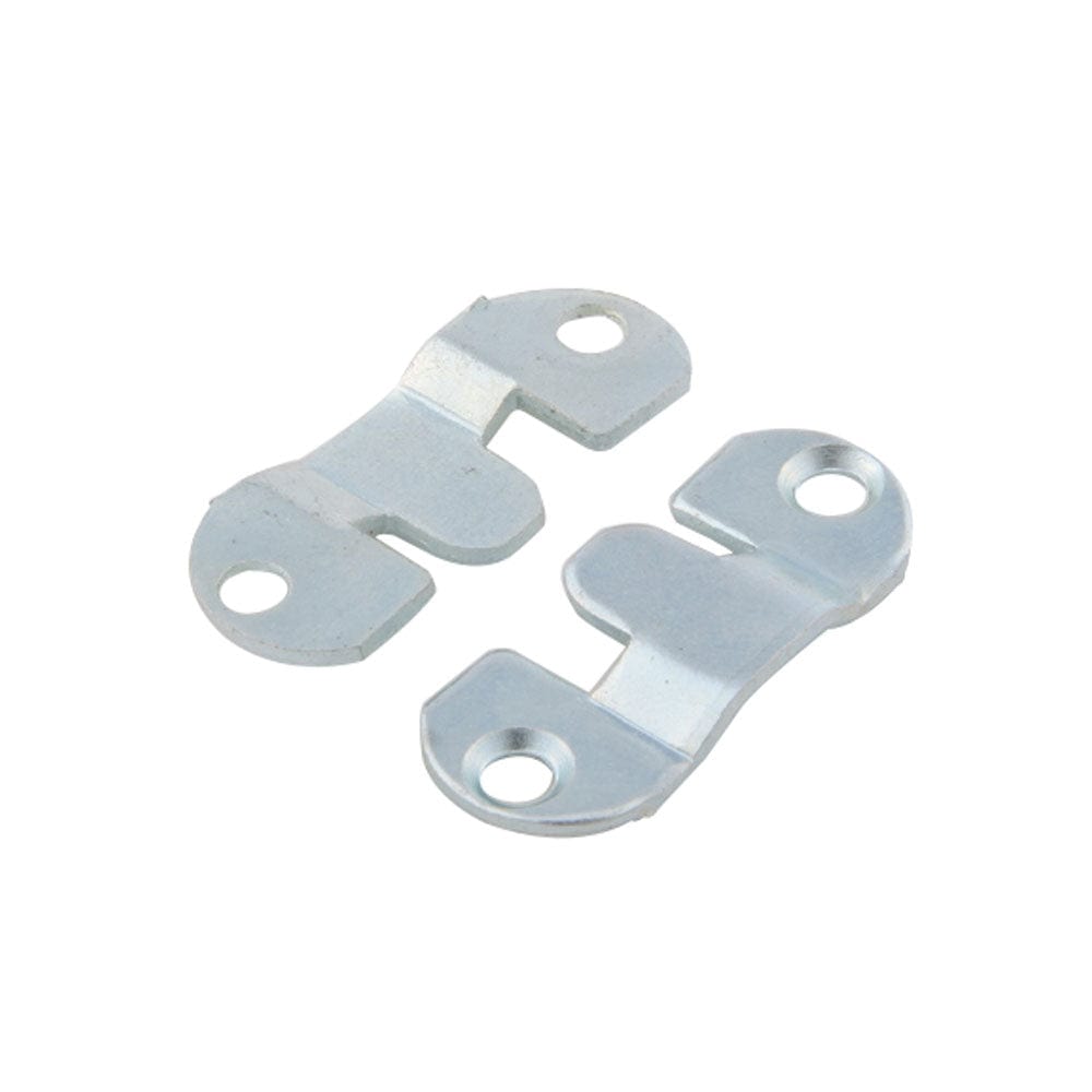 Mini Flush Mount Furniture Connector / Brackets Zinc Plated