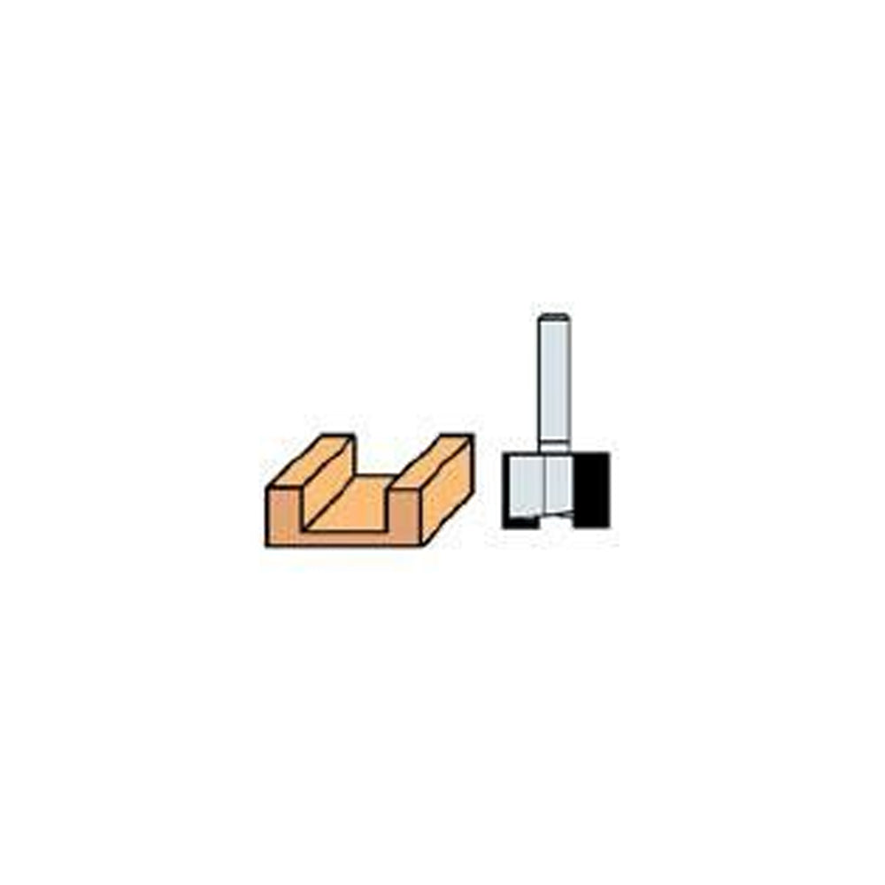 18mm x 6mm (1/4") Shank Straight Router Bit suit FR292R by Virutex