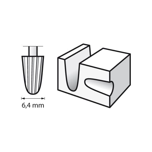 6.4mm High Speed Cutter 117 by Dremel