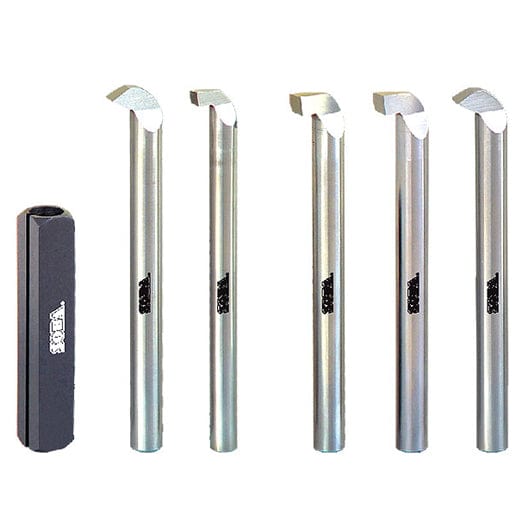 6Pce 8mm 5/16" x 140mm Shank HSS Boring, Facing & Internal Threading Tool Set 132720 by Soba