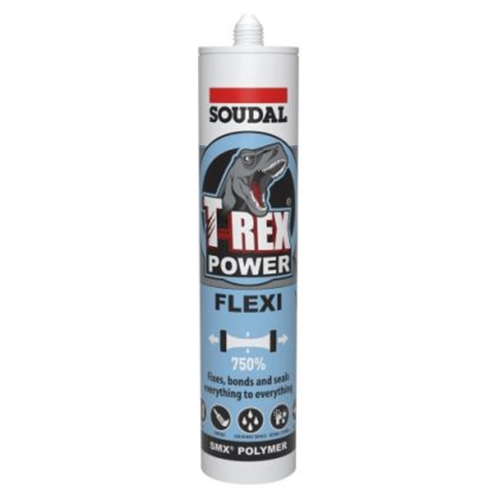 290ml T-Rex Power Flexi in Bright White 137369 by Soudal