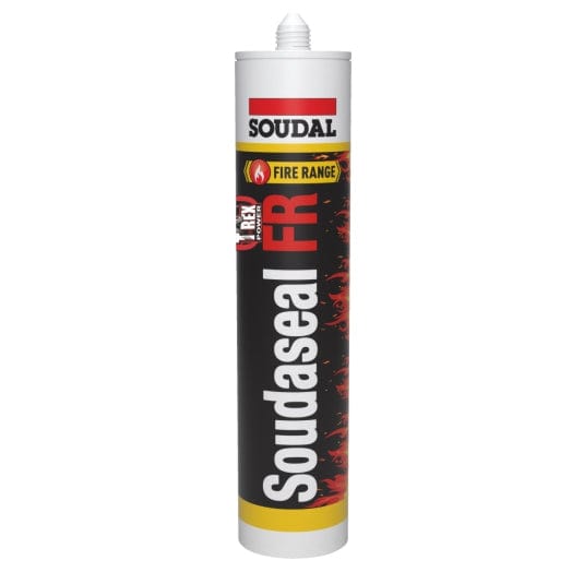 290ml Cartridge of Soudaseal FR Fire Resistant Elastic Joint Adhesive & Sealant 137450 by Soudal
