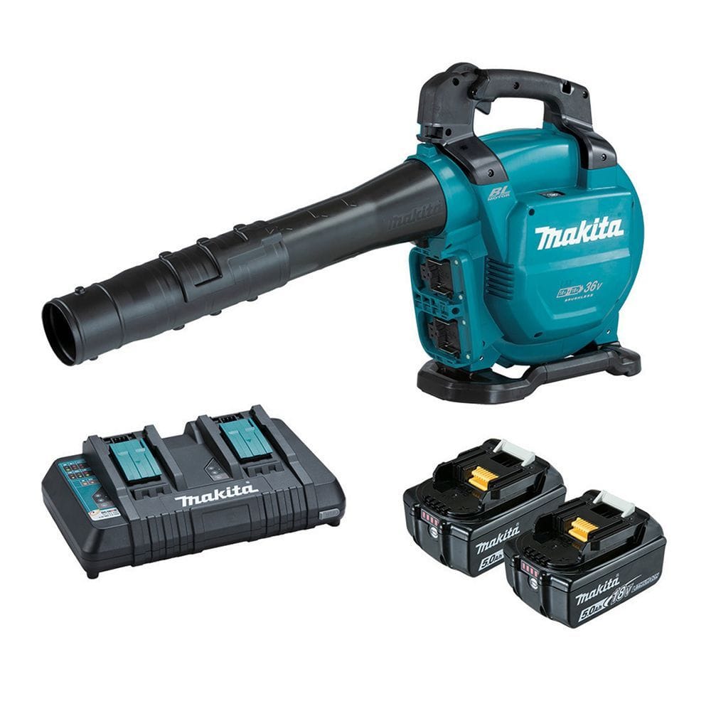 18Vx2 5.0Ah Brushless Blower / Vacuum Kit DUB363PT2V by Makita