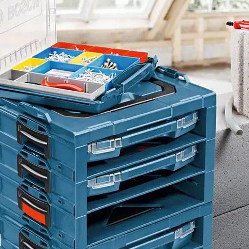 Plastic Storage Carry Case I-Boxx 53 Set 12 (1600A001S7) by Bosch