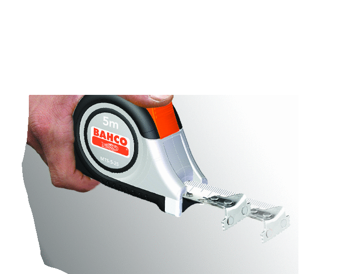 Double-Sided Tape Measures with Rubber Grip by Bahco