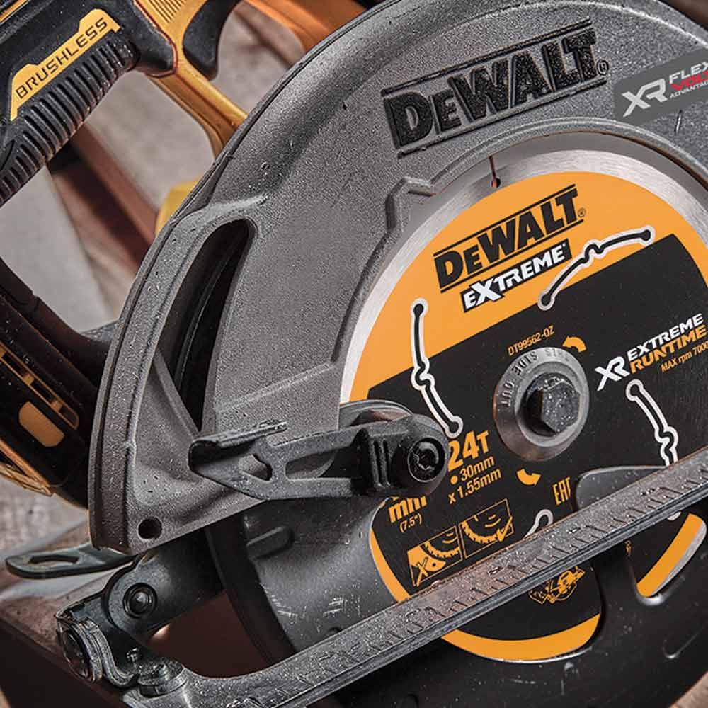 184mm 18V FlexVolt Advantage Cordless Brushless Circular Saw Bare (Tool Only) DCS573N-XE by Dewalt