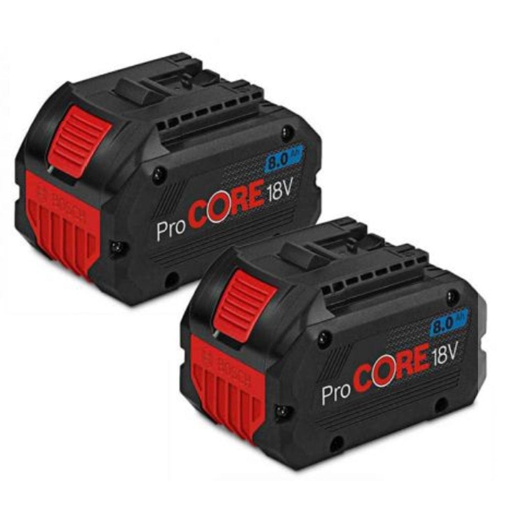 18V 8.0Ah 2Pce Li-Ion Battery Kit 0615990M2E by Bosch