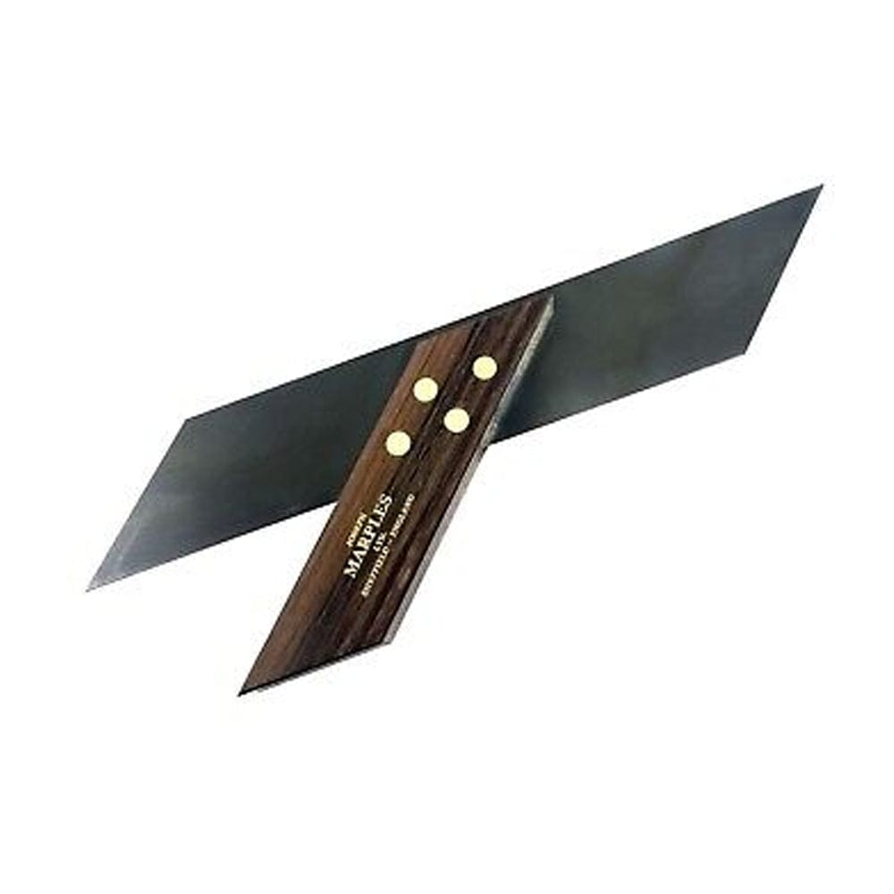 250mm (10") Rosewood / Walnut Mitre Square with Brass Round Rivets 19V by Joseph Marples