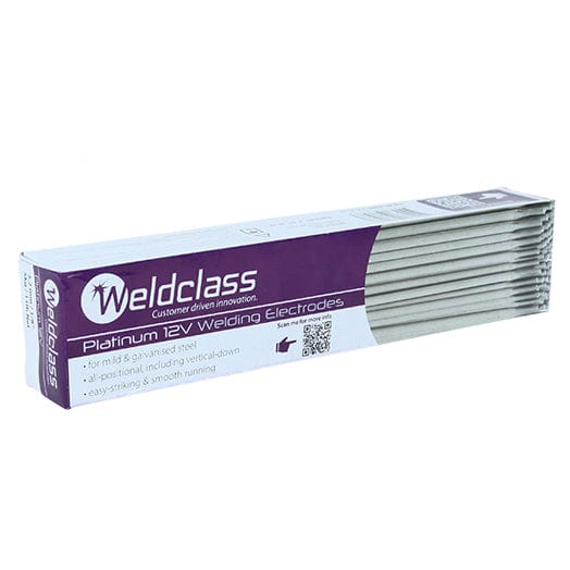 3.2mm x 5Kg General Purpose 12V Platinum Welding Electrodes 2-E12V/32 by Weldclass