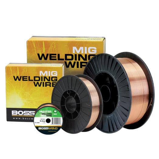 0.8mm x 0.7Kg Spool 70S-6 Mild Steel Mig Wire 200003 by Bossweld
