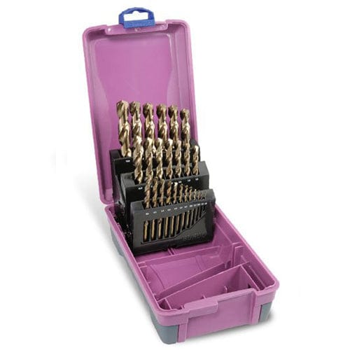 1/16-1/2" 29Pce HSS Cobalt Drill Bit Set 2010-F3 by Bordo