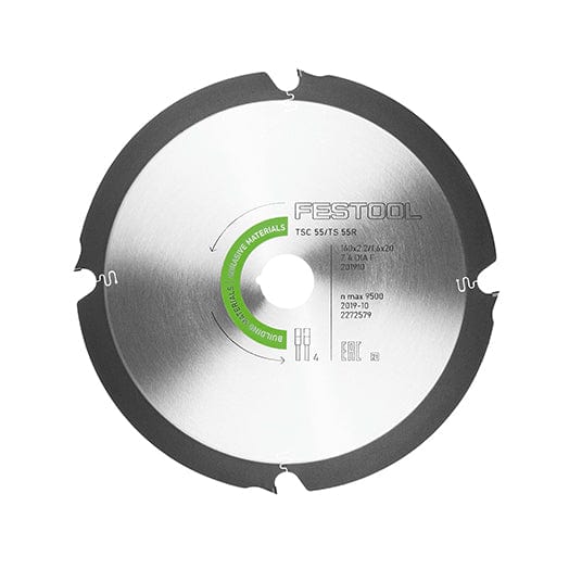 160mm x 2.2mm x 20mm x 4T Diamond Circular Saw Blade 201910 by Festool