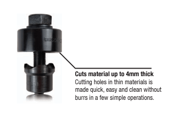 Screw Hole Punch 50.00mm Metric Fine 16 201500 by Intech