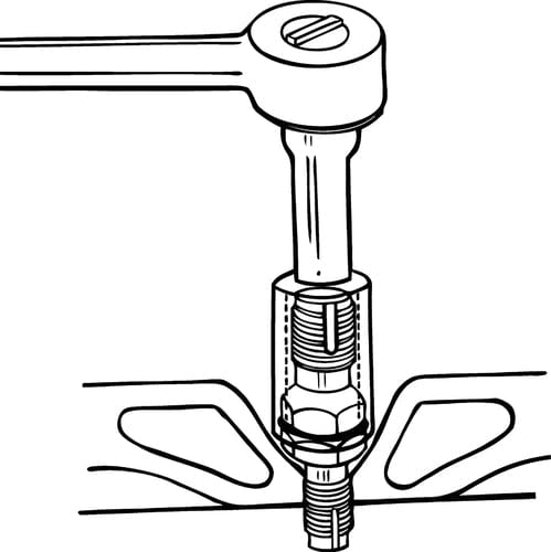 Spark Plug Hole Thread Chaser 20200 by Lisle
