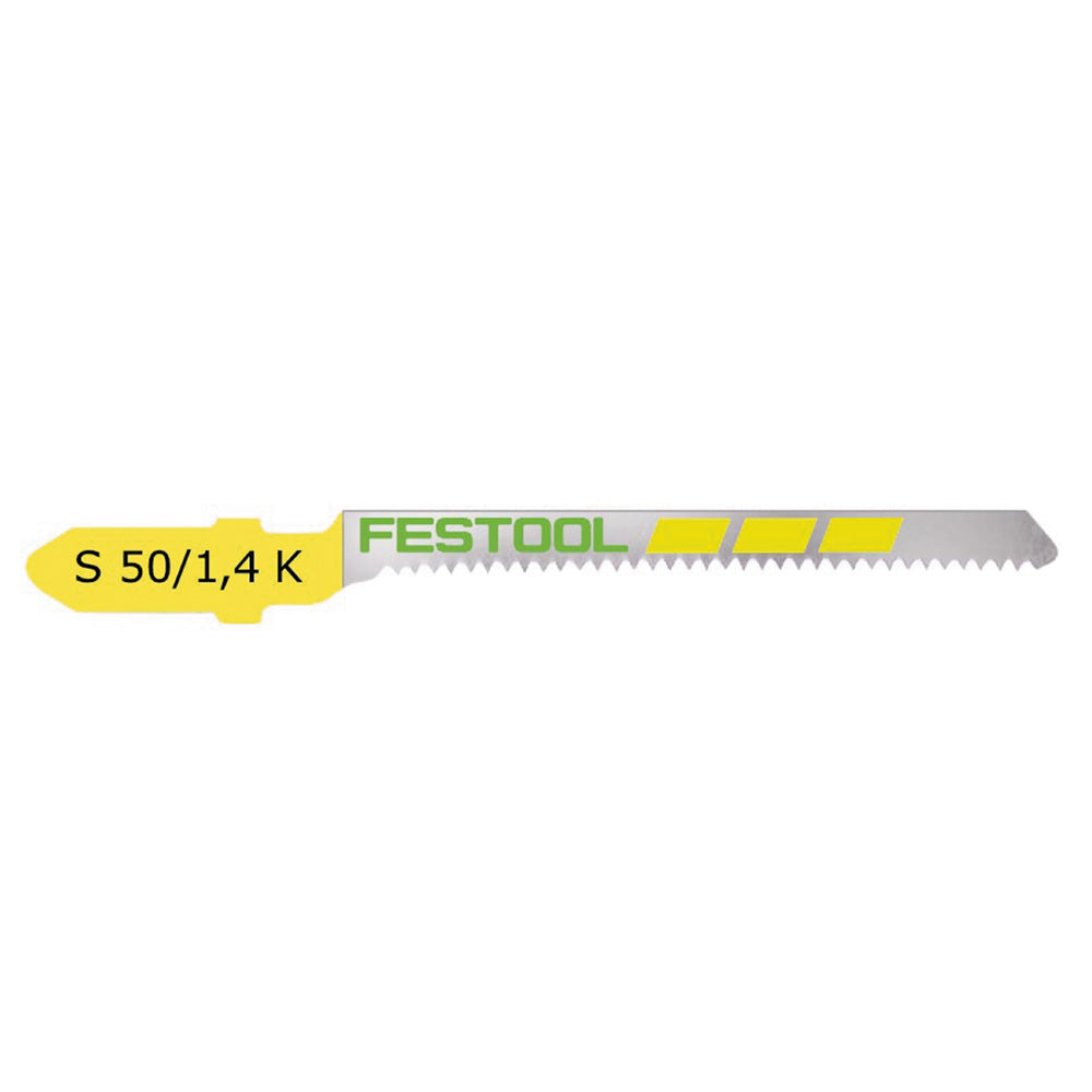 5pce 75mm Curved Cut Jigsaw Blade 204267 by Festool