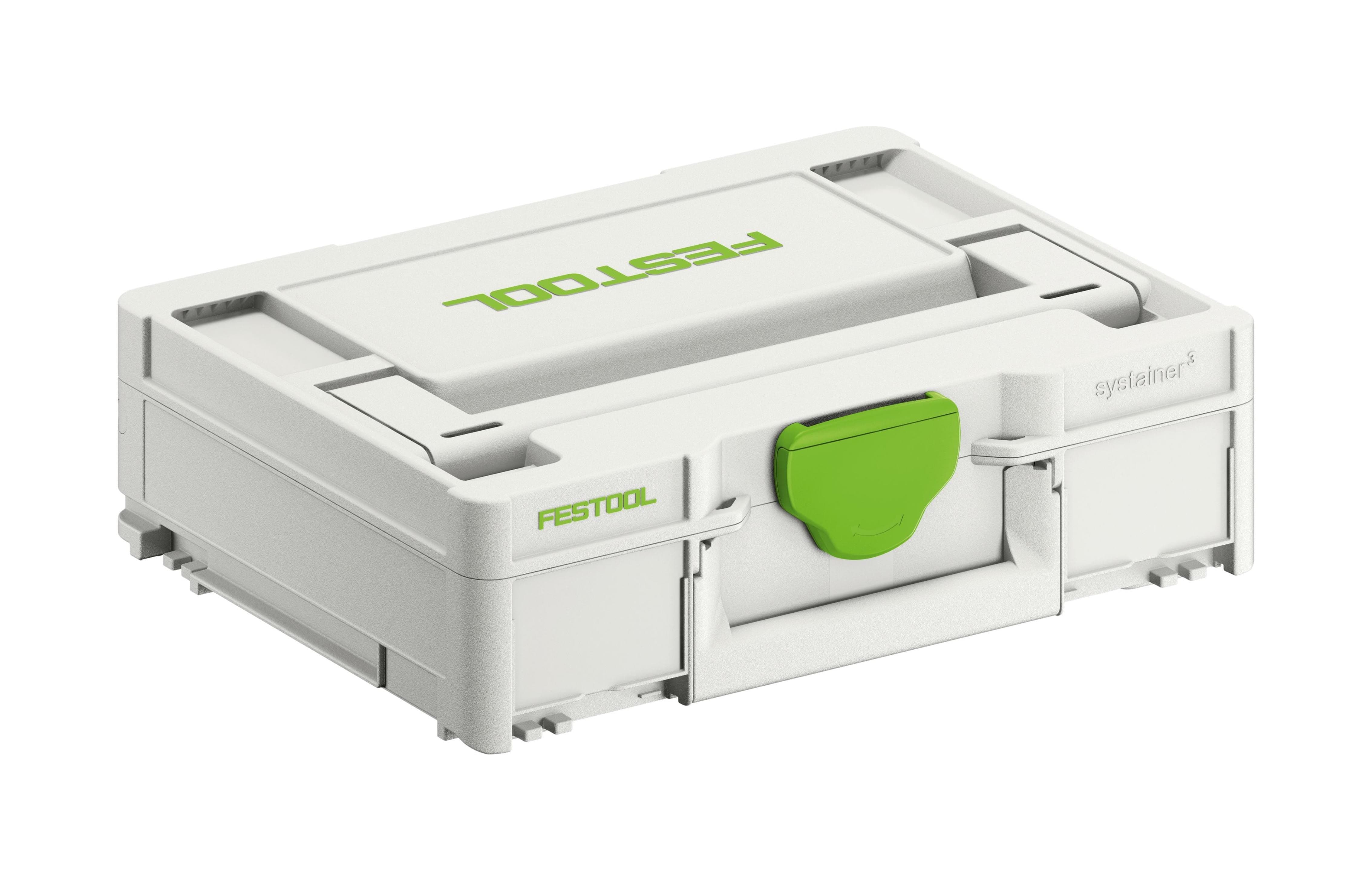 Systainer3 SYS 1 Medium 112mm x 396mm Storage Box 204840 by Festool