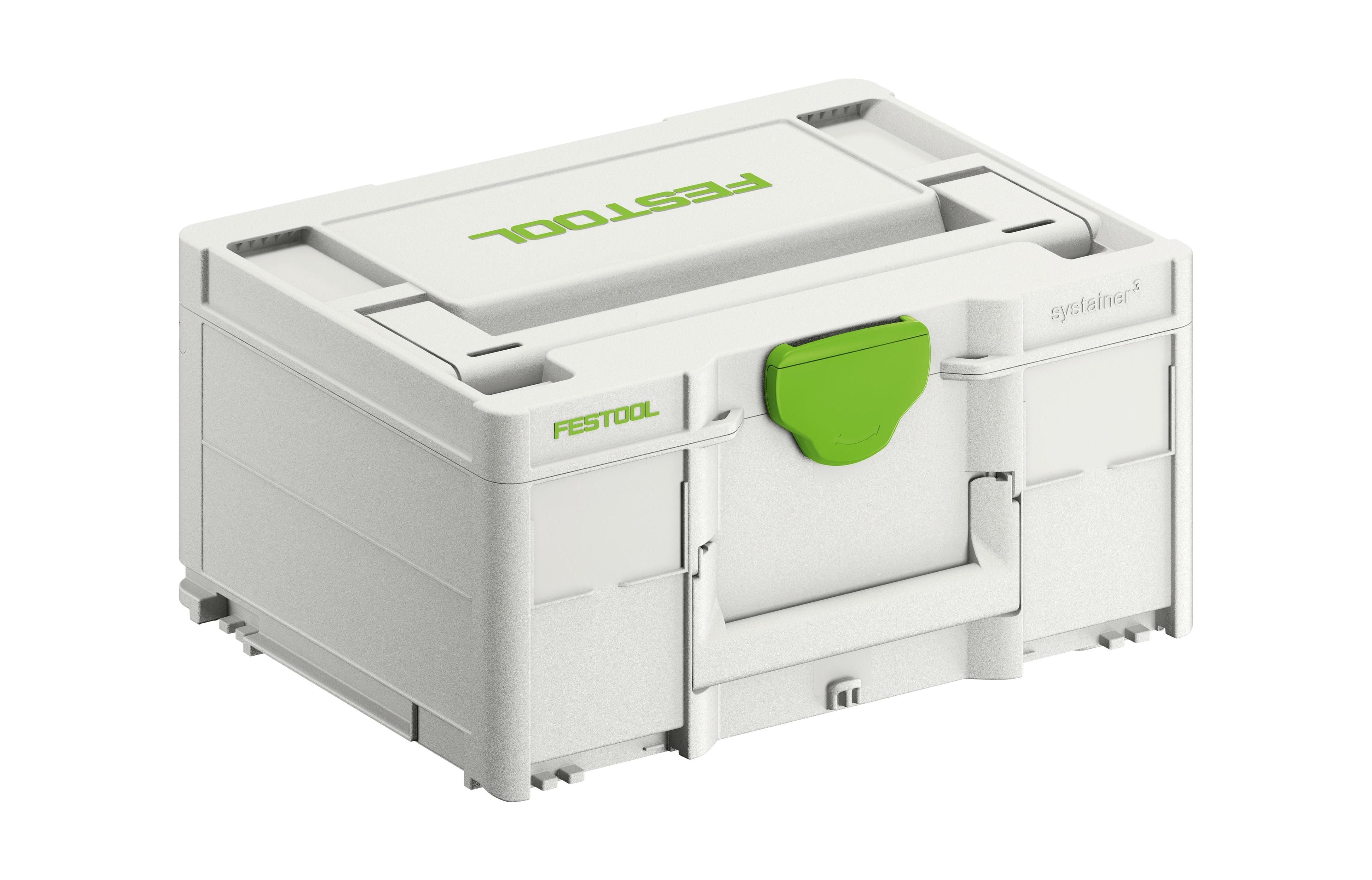 Systainer3 SYS 2 Medium 187mm x 396mm Storage Box 204842 by Festool