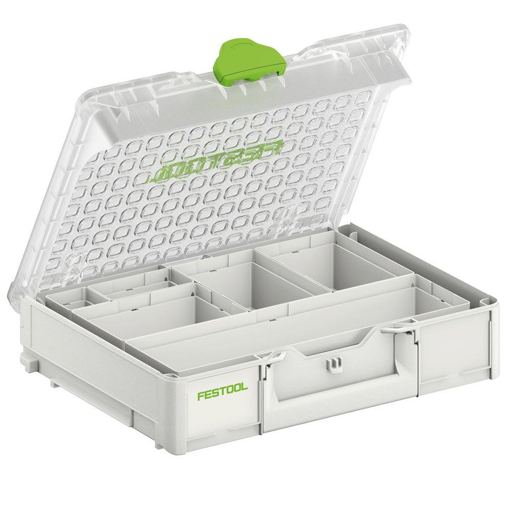 Systainer 3 Medium 6 Compartment Organiser 396mm x 89mm 204854 by Festool