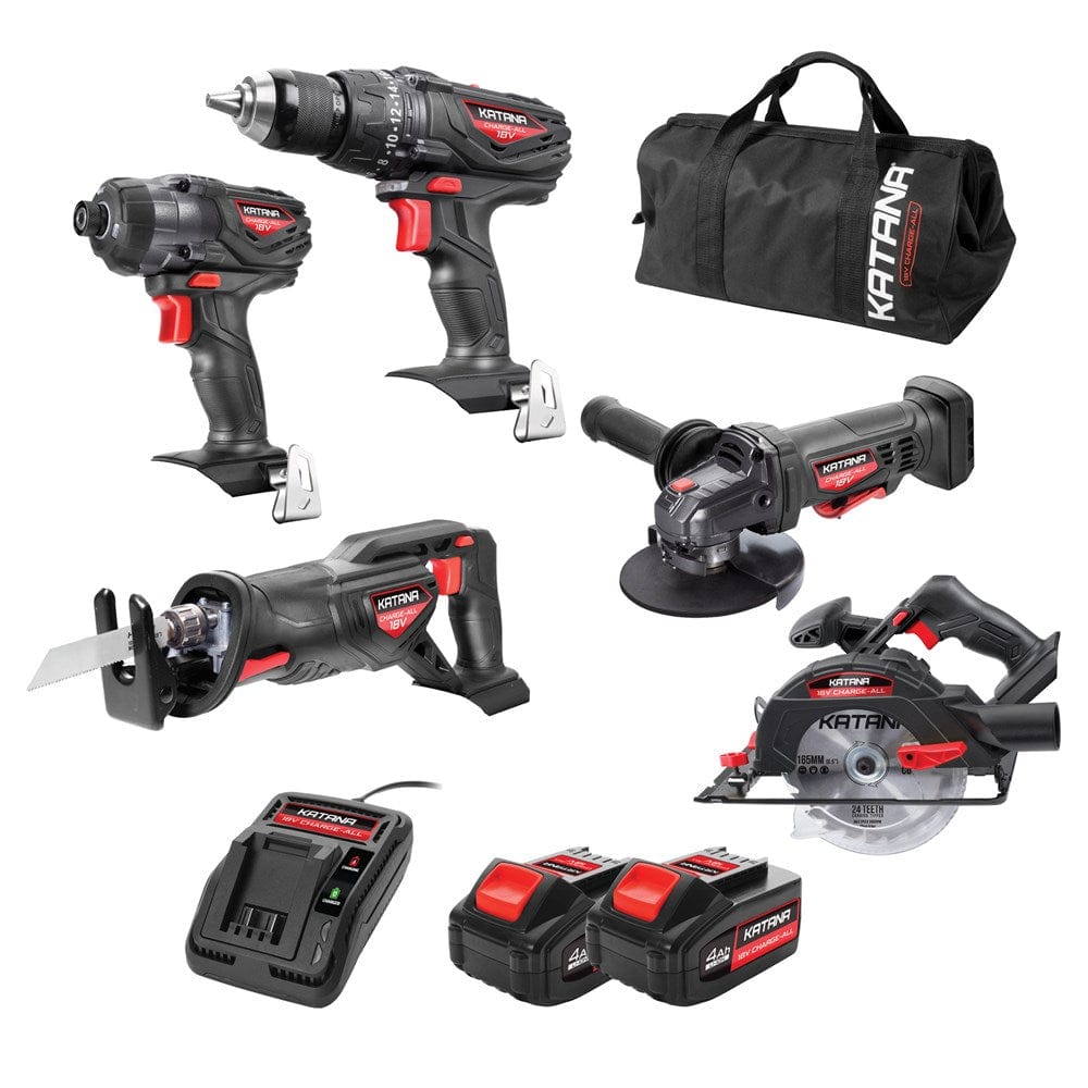 18V 5Pce Combo Kit 220550 by Katana