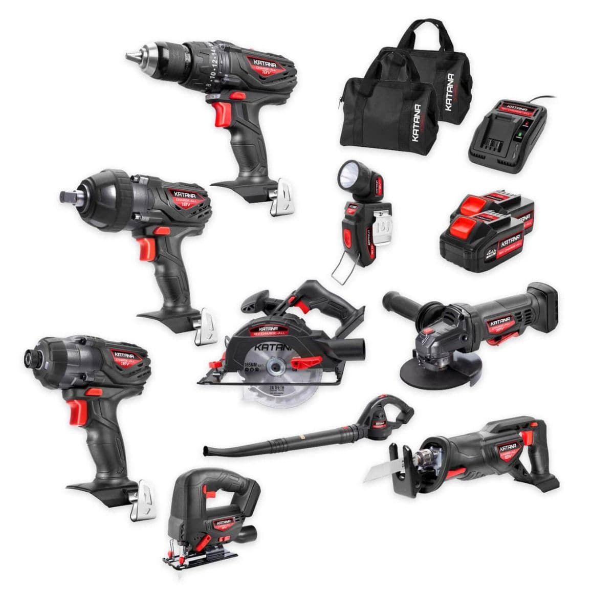 18V 9Pce Combo Kit 220590 by Katana