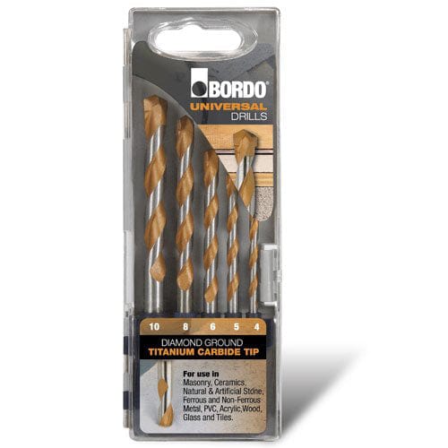 4-10mm 5Pce Universal Drill Set 2700-S1 by Bordo